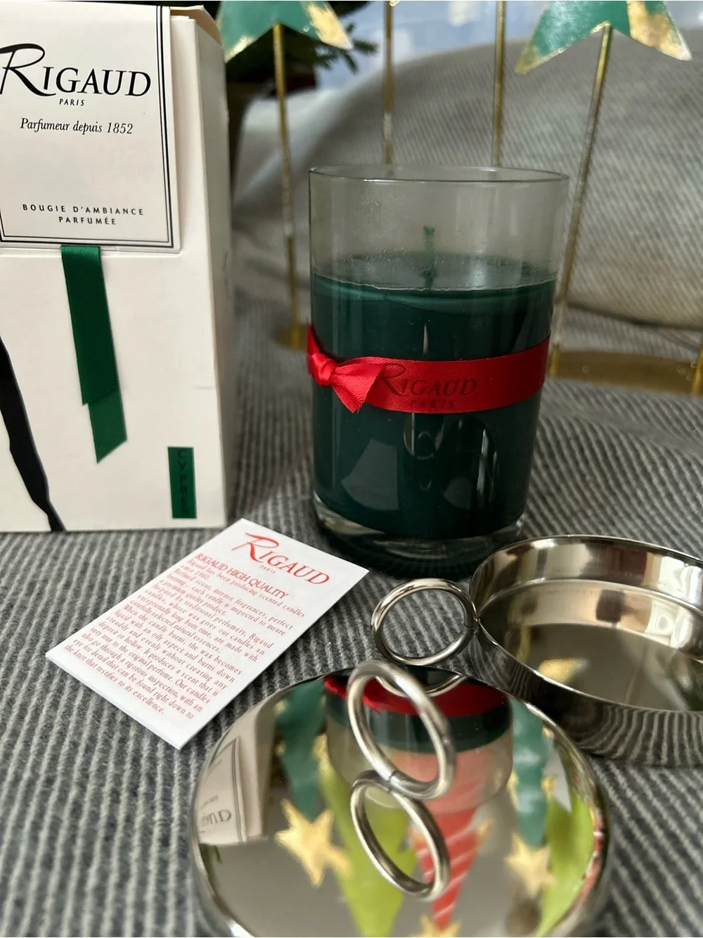 Rigaud Paris Large Cypress Scented Candle